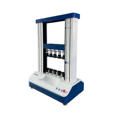 Máquina de ensaio de resistência ao descascamento de adesivos de cinco unidades de sincronização multiestação para laboratório