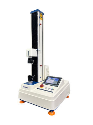 Máquina de testes elástica universal da única coluna, verificador elástico universal para o filme de borracha plástico