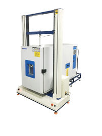 Câmara alta dos testes da baixa temperatura com movimentação do servo motor da C.A. de Panasonic