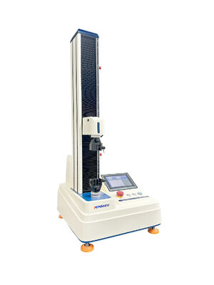 Máquina de testes elástica universal da única coluna, verificador elástico universal para o filme de borracha plástico